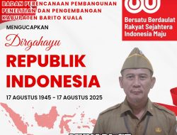 Badan Perencanaan Pembangunan Penelitian Dan Pengembangan Kabupaten Barito Kuala Mengucapkan Dirgahayu Republik Indonesia Ke-80