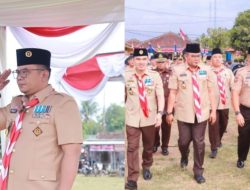 Apel Besar Hari Pramuka Ke-64, Sekda Machiavelli Tekankan Pentingnya Ketahanan Bangsa.