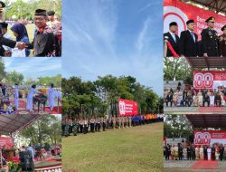 Kapolres Hadiri Upacara Peringatan Kemerdekaan RI Ke-80 di Lapangan Pemkab Way Kanan