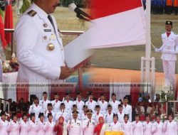 Bupati Kerinci Pimpin Upacara HUT RI ke-80 Di Halaman Kantor Bupati Kerinci Bukit Tengah