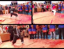 Seni Budaya Kuntau Seruntun Manau Meriahkan Gebyar HUT RI ke-80 di Kampung Juku Batu