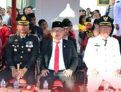 Upacara Penurunan Bendera Merah Putih Berlangsung Khidmat, Wakil Bupati Nias Bertindak Sebagai Inspektur Upacara