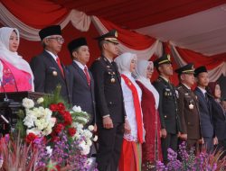 Merah Putih Diturunkan dengan Gagah, Penutupan Peringatan HUT RI ke-80 Kota Kediri Berlangsung Khidmat