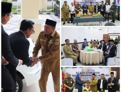 BUPATI BARITO KUALA HADIRI PERINGATAN HUT KE-80 MAHKAMAH AGUNG DI PN MARABAHAN