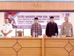 Masa Sidang Reses III Anggota Fraksi Demokrat DPRD, DR. Raindra M. Oto Muharam, S Kom.MM Temui Konstituennya Tampung Aspirasi Dapil V Desa Majalaya.