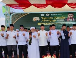 Pimpinan Dewan Dan Segenap Jajaran Sekwan Hadiri Acara Mengaji di Lapangan 5 Desember Membaur Dengan Masyarakat.