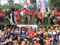 ‎Ratusan Rider Ikut Trabas Merdeka Setia Merah Putih Polres Loteng, Bersama Kodim1620 – Lombok Tengah