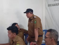 Camat Rahmatullah Mukti Prabowo Kunjungan Monitoring Anugerah Gapura Sri Baduga, Desa/Lomba Desa se-Kecamatan Solokan Jeruk