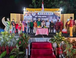 Malam Perayaan Hari Jadi Desa Matua Ke-55 Berlangsung Meriah.