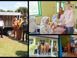 Kanitbinmas Monitoring Pemberian Makan Bergizi Gratis di SMAN 2 Buay Bahuga