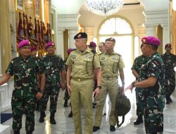 Kas Kormar Terima Kunjungan Kehormatan Komandan Marinir Kerajaan Belanda