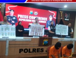 Polres Jember Gagalkan Sindikat Pengedar Uang Palsu Senilai Rp. 52 Juta