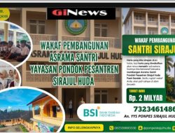 Wakaf Berjama’ah Pembangunan Asrama Santri PP Sirajul Huda