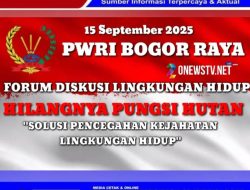 Lembaga PWRI DPC Bogor Raya Melaksanakan Rapat Pembentukan Panitia Acara Forum Diskusi Lingkungan Hidup.