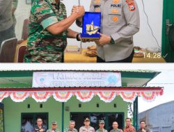 Kapolres Barru Silaturahmi Dengan Pabung Kodim 1405 Parepare