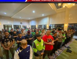 Kapolres Jember & FKJOB Gelar Sholat Gaib, Doakan Driver Ojol Korban Aksi di Jakarta