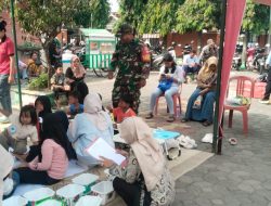 Pendampingan Babinsa Joyotakan Lomba Menggambar Siswa-Siswi Taman Kanak-Kanak (TK) se-Kelurahan Joyotakan