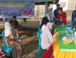 Polres Dompu Via Satuan Polairud Gelar Perpustakaan Terapung bagi Siswa dan Kesehatan Gratis Warga Pesisir.