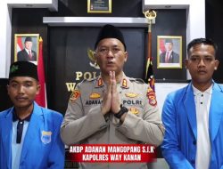 Kapolres dan PMII Way Kanan Doakan Affan Kurniawan dan Ajak Masyarakat Jaga Kondusifitas Keamanan