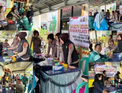 Hari Jadi Ke-77, Polres Way Kanan Gelar Bakti Kesehatan di Puskemas Blambangan Umpu