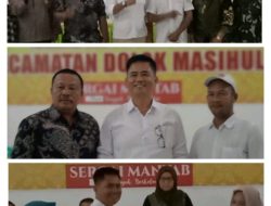 Dari Tiga Plt. Kepala Desa di Kecamatan Dolok Masihul Lakukan Sertijab di Kantor Camat.