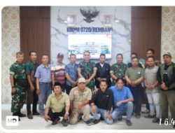Silaturahmi Kodim 0720 Rembang dan Persatuan Wartawan Rembang (PWR) Guna Tingkatkan Sinergitas