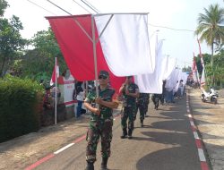 Kirab Bendera Merah Putih 200 Meter Semarakkan Merti Desa Pojok Boyolali