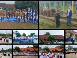 Polantas Menyapa, Kasatlantas dan Anggota Sambangi Sekolah Menjadi Pembina Upacara