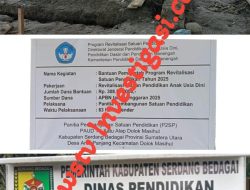 “Inspektorat Pemerintah Kabupaten Sergai Diminta Periksa Kepsek Nakal di Desa Aras Panjang, Atas Dugaan Korupsi Dana Bantuan APBN Tahun Anggaran 2025 ?!”