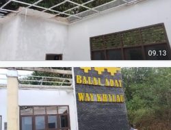 Pembangunan Balai Adat di Way Khilau Dipertanyakan, GMBI : Tidak Ada Manfaat untuk Masyarakat.