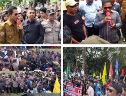DPRD Kabupaten Halmahera Selatan Dikepung Massa Aksi dari Berbagai Elemen, Termasuk Mahasiswa dan OKP