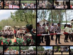 Polres Way Kanan dan Polres Lampung Utara Pam Aksi Unras di PT. PML Reg 46 Way Hanakau