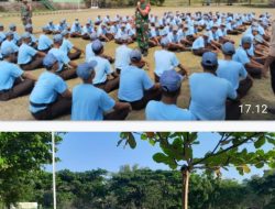 Babinsa Pimpin Latihan Ketarunaan, Bentuk Karakter Disiplin dan Tanggung Jawab Sejak Dini