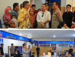 Kapolres Bersama Wakil Bupati Barru Tinjau Pelayanan SKCK Bagi P3K