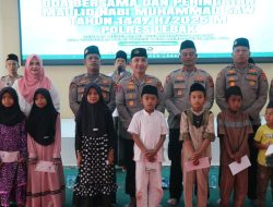 Peringati Maulid Nabi, Kapolres Lebak Santuni Anak Yatim