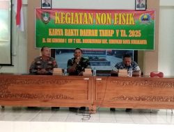 Kegiatan Non Fisik Karya Bakti Daerah, Danramil 03 Serengan Penyuluhan Bela Negara