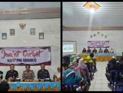 Jum’at Curhat, Kapolsek Ajak Warga Aktifkan Siskamling di Sidoarjo