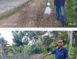 Ketua JWI DPW Lampung Meminta Pemda Pesawaran Segera Sentuh Pembangunan Jalan Ke Dusun Lubuk Tanoh Desa Kubu Batu Way Khilau