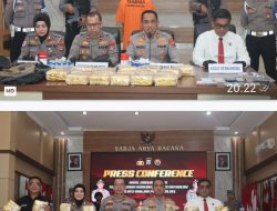 Polres Banjar Polda Kalsel Amankan Kurir dengan Barang Bukti 19 Kg Sabu di Gambut