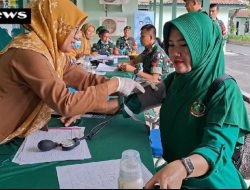 Danrem 162/Wb Apresiasi Kodim 1620/Loteng Gelar Donor Darah Peringati HUT ke-80 TNI