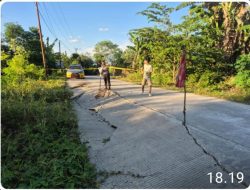 Langkah Cepat Kapolsek Tanete Riaja DenganTurun Langsung Pantau Lokasi Tanah Longsor Di Desa Mattirowalie