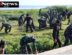 Karya Bakti Kodim 1607/Sumbawa Jelang HUT TNI ke-80, Ajak Pelihara Lingkungan
