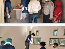 Personel Polres Barru Lakukan Olah TKP Penemuan Mayat Perempuan di Dalam Ruko