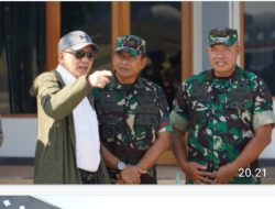Danrem 084/Bhaskara Jaya Sambut Kunjungan Kerja Menhan RI