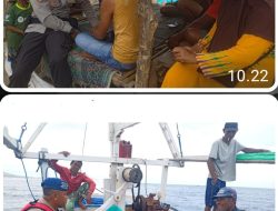 Satpolairud Polres Dompu Rutin Gelar Patroli Binmas di Zona Perairan Teluk Cempi.