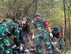 Peringati HUT Ke – 80 TNI & HUT Ke – 75 Kodam IV/Dip, TNI Dan Masyarakat Kerja Bakti Bersama