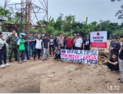 Warga Segel Lokasi Galian Tanah di Desa Maja