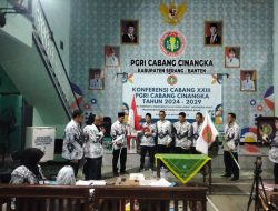 Jaenudin Terpilih Sebagai Ketua PGRI Cabang Cinangka Periode 2024–2029