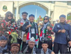 Markas Cabang (Marcab) Kabupaten Bandung LMPI Ketua Hj. Neni Anggraeni, Suarakan Orasi Kemerdekaan Bela Warga Palestina