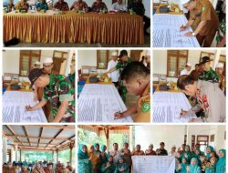 Eleminasi untuk Mengurangi Mendeteksi Penyakit TBC Sepakat Kepala Desa Bertanda Tangan.